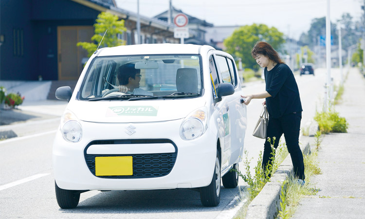 公共サービスパス「LoCoPi（ ロコピ）あさひまち」の風景