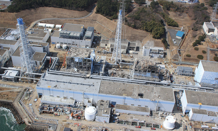 東京電力福島原子力発電所(福島第１原発事故の写真)